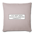 Canine Confetti-Throw Pillow Cover 18” x 18” - light taupe